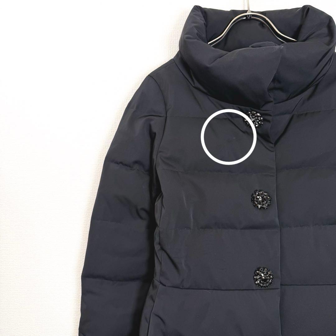 Kate Spadeケイトスペード ダウンジャケット コート リボン ブラック
