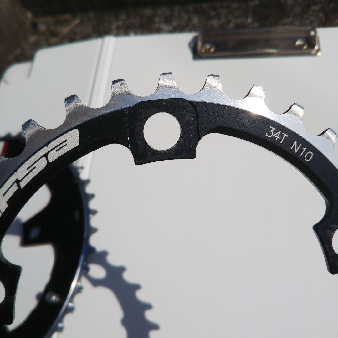 FSAチェーンリング11s アウターインナーセット50×34