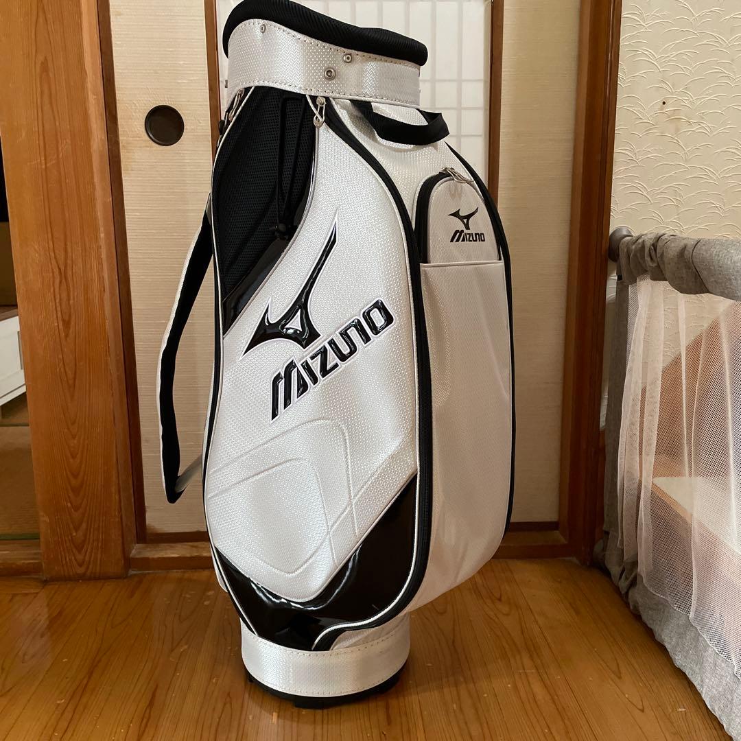 Mizuno ミズノ キャディバッグ ホワイト/ブラック