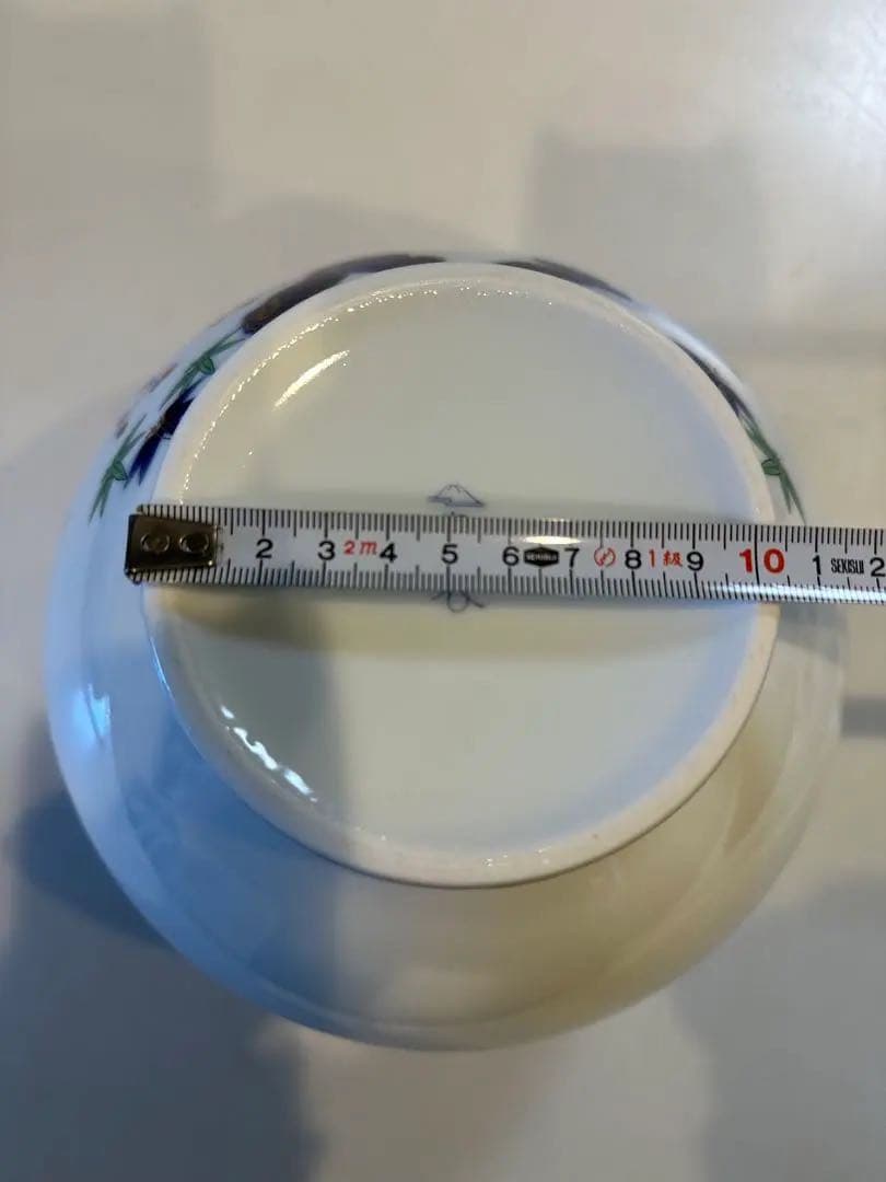 【美品】深川製磁 花瓶 一対 大小2点セット 有田焼 染錦 金彩 富士印