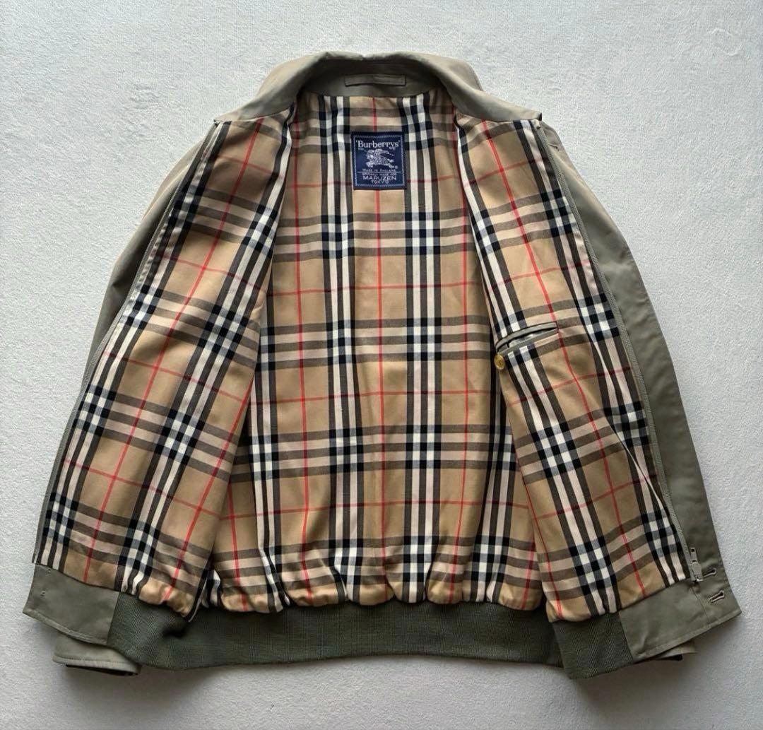 【美品】80s BURBERRYS スイングトップ イギリス製