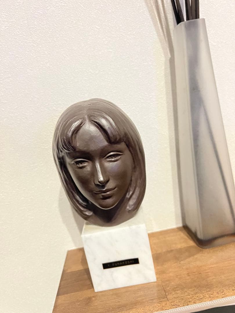 舟越保武 ブロンズ頭像 「K嬢」