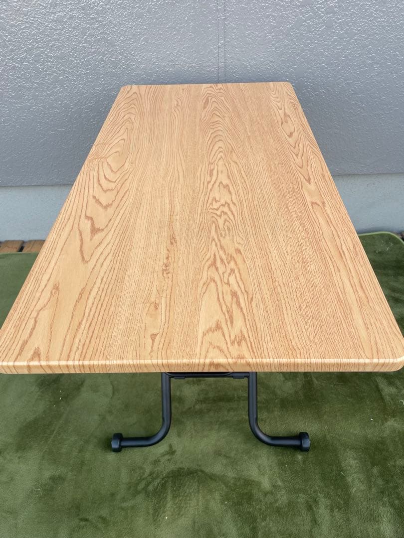 ニトリ昇降センターテーブル ホワイトウオッシュ 折りたたみ