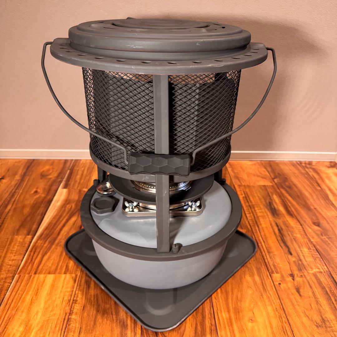 【未使用・業者塗装済】フジカ ハイペット 反射板付き ミリタリー 石油ストーブ