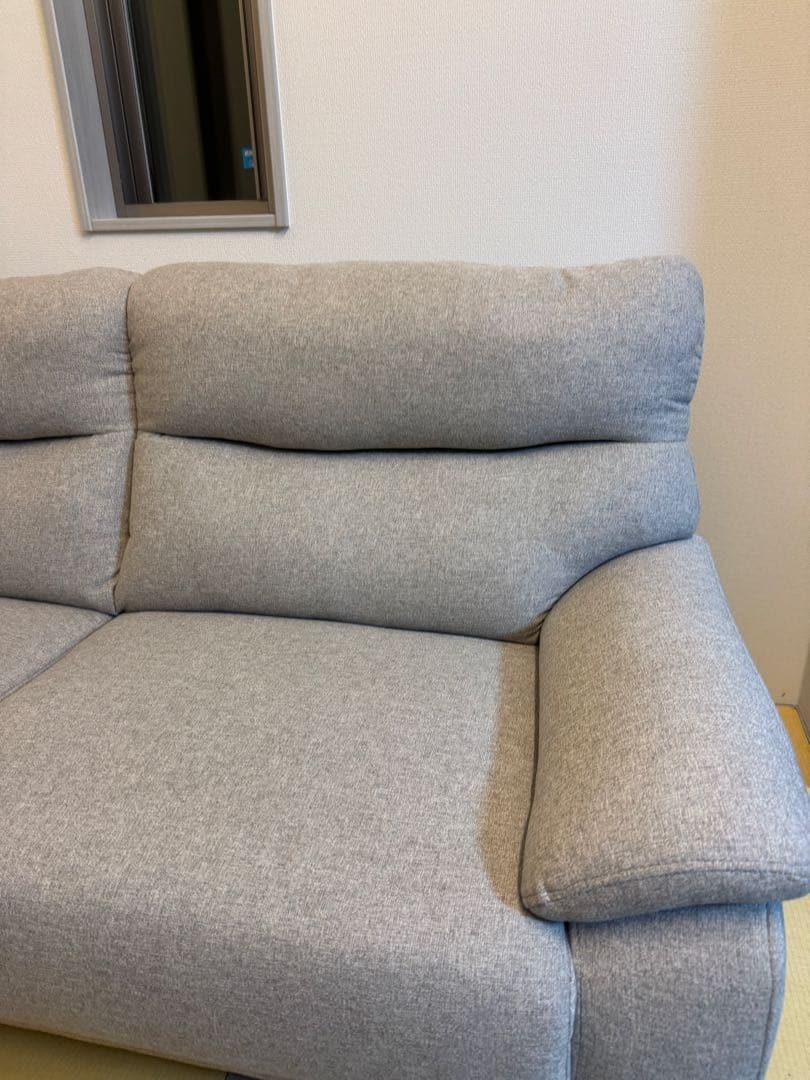 ニトリ　3人掛け布張りソファ(MK02 KD MO)