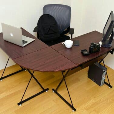 定価21384円!最安値　コーナーPCデスクセット