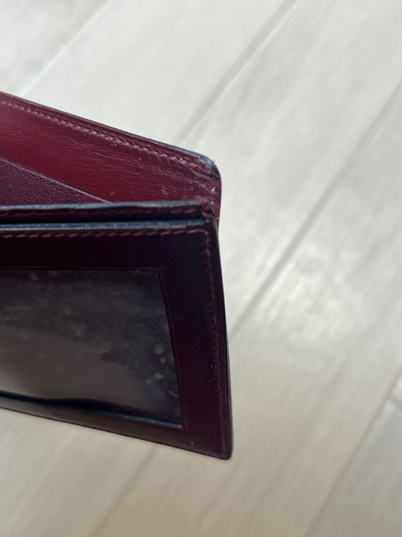 エルメス HERMES レザー 二つ折り 折財布 コンパクトウォレット ○L刻