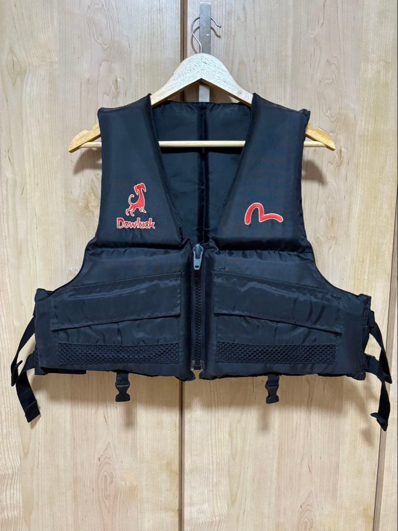 道楽　DOWLUCK ライフジャケット 黒