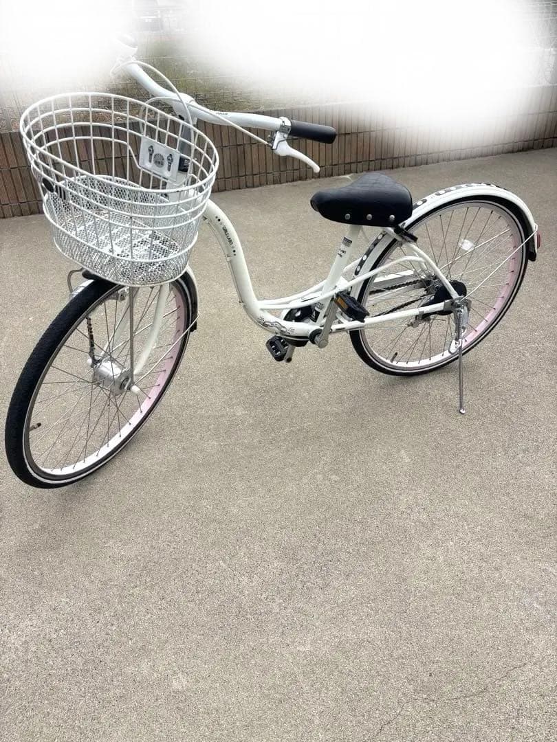 『引き取り限定』サイクルベースあさひ ガールズ ラボ ラブリーホワイト24インチ