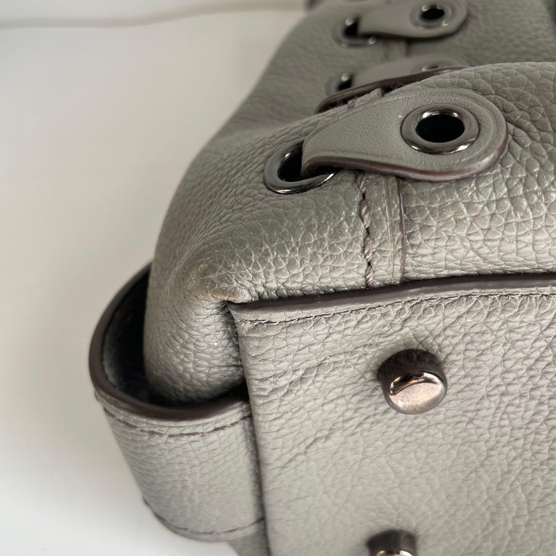 ✨未使用レベル✨　coach イーディー　トートバッグ　グレー　レザー