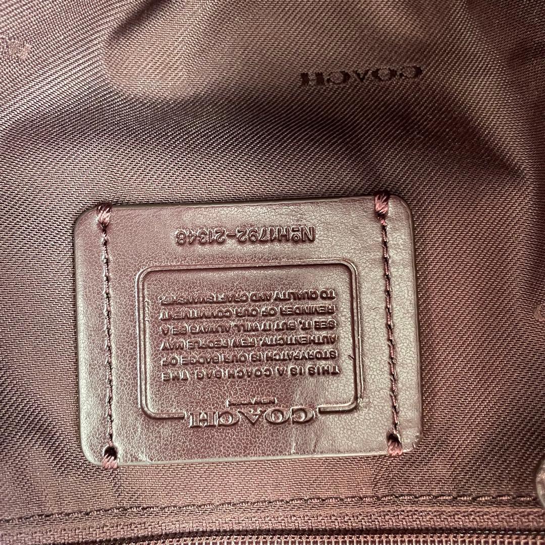 ✨未使用レベル✨　coach イーディー　トートバッグ　グレー　レザー