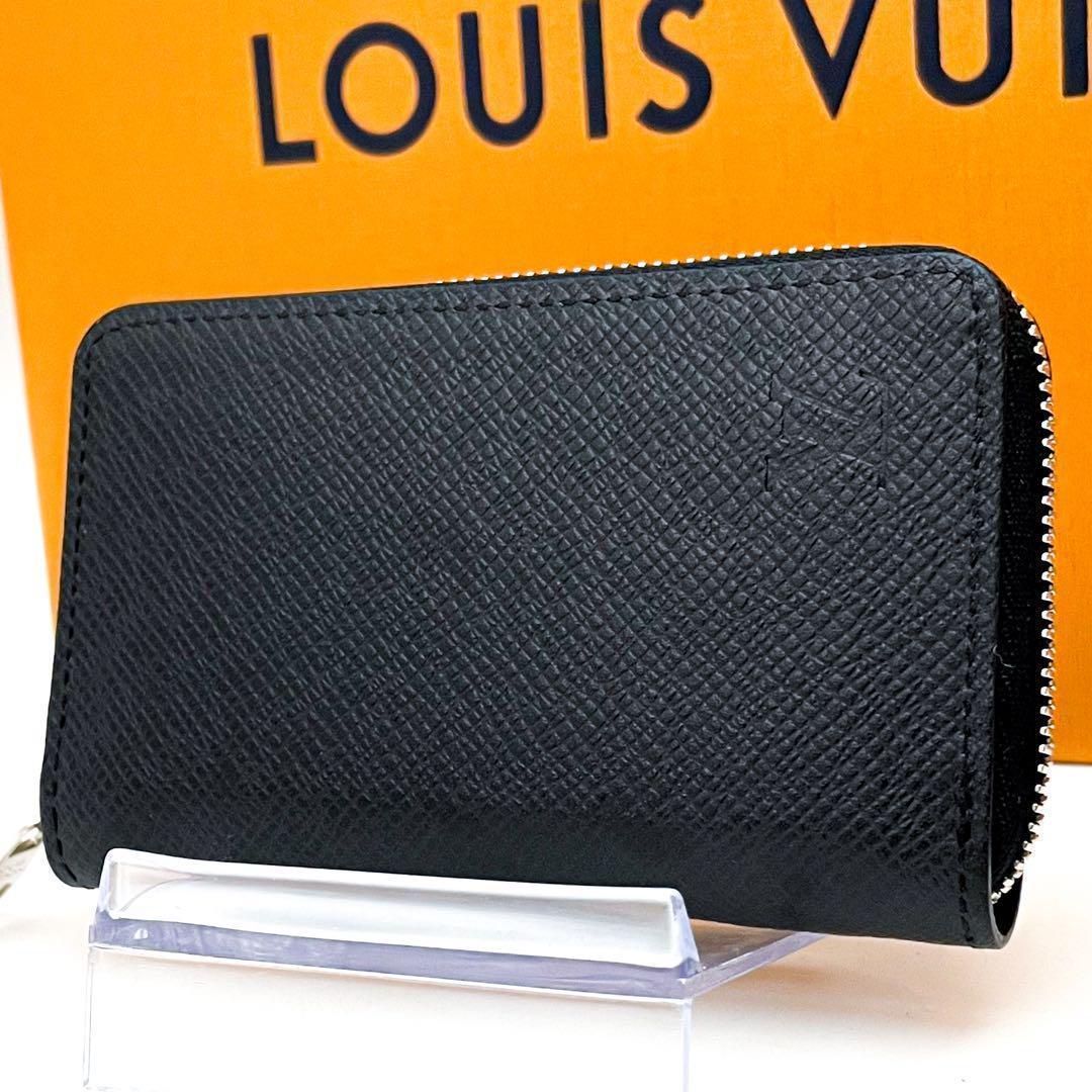 【極美品】ルイヴィトン タイガ ジッピーパース ケース 小銭入れ 黒