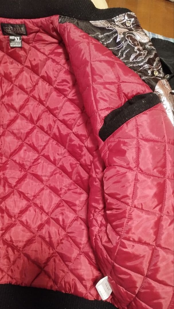 JUVENILE DELINQUENT 刺繍スカジャン XL