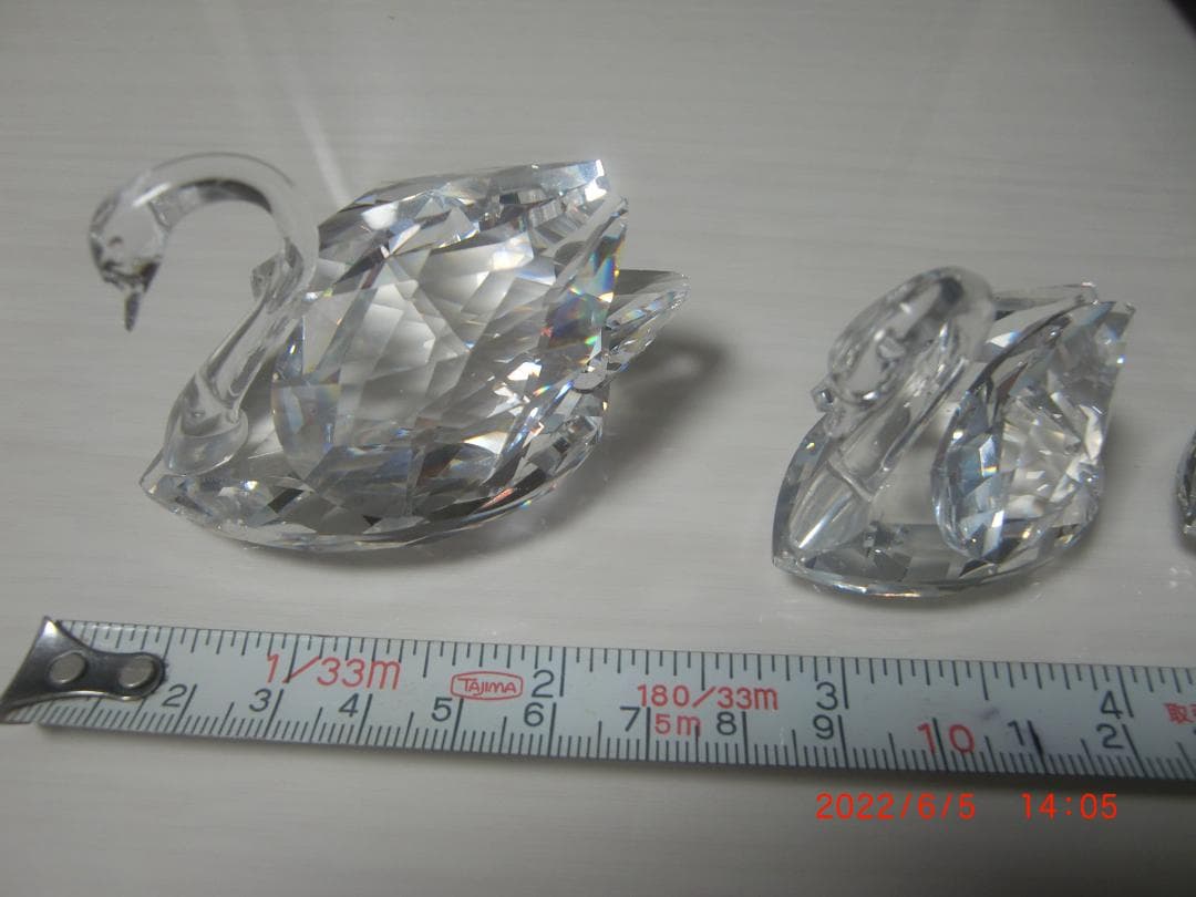 スワロフスキー Swarovski  『スワン4Ｐ【Ｌ・Ｍ2・Ｓ】』　Ｓ17Ｃ