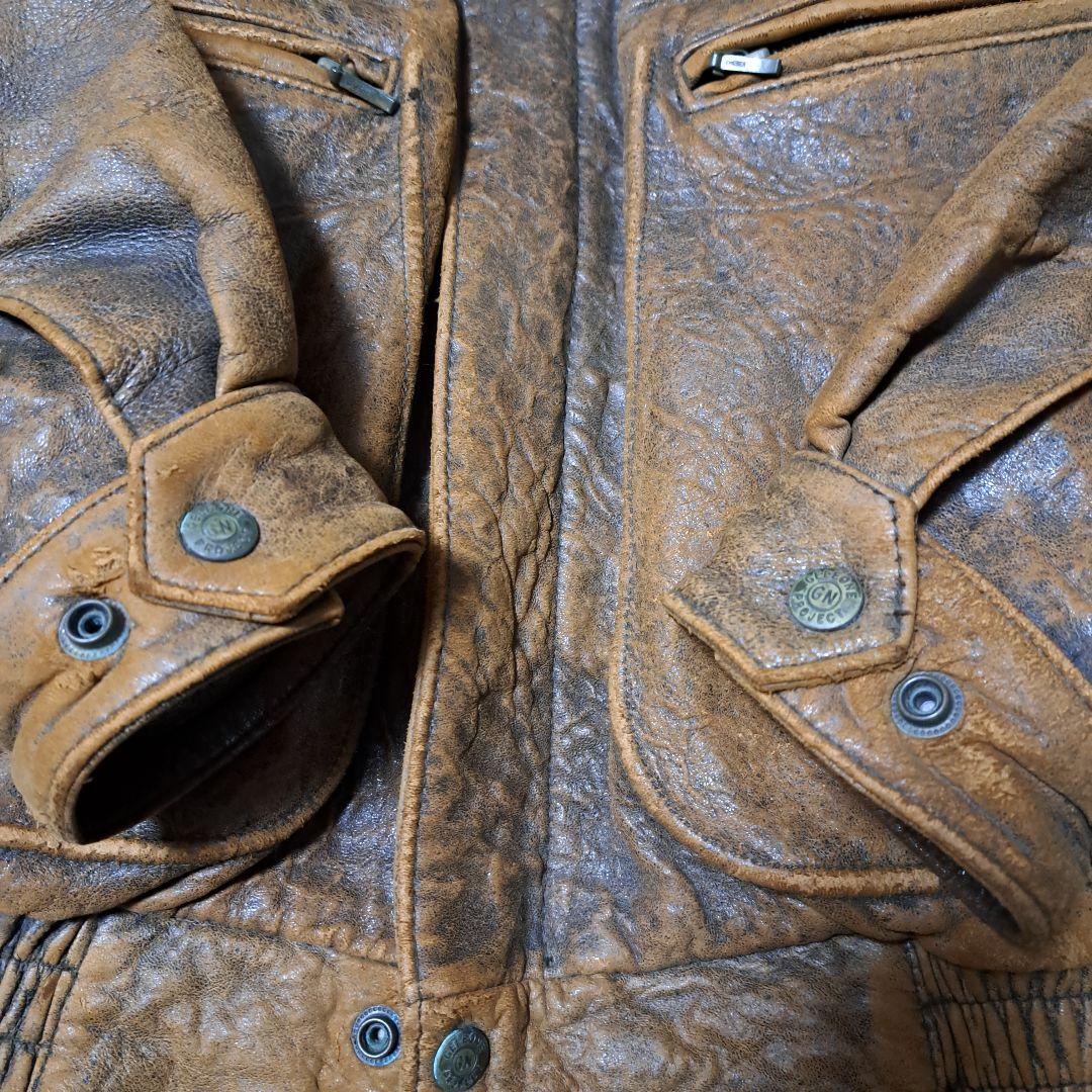 【激渋】90s　GELEONE 　短丈　G-1　フライトジャケット　革ジャン