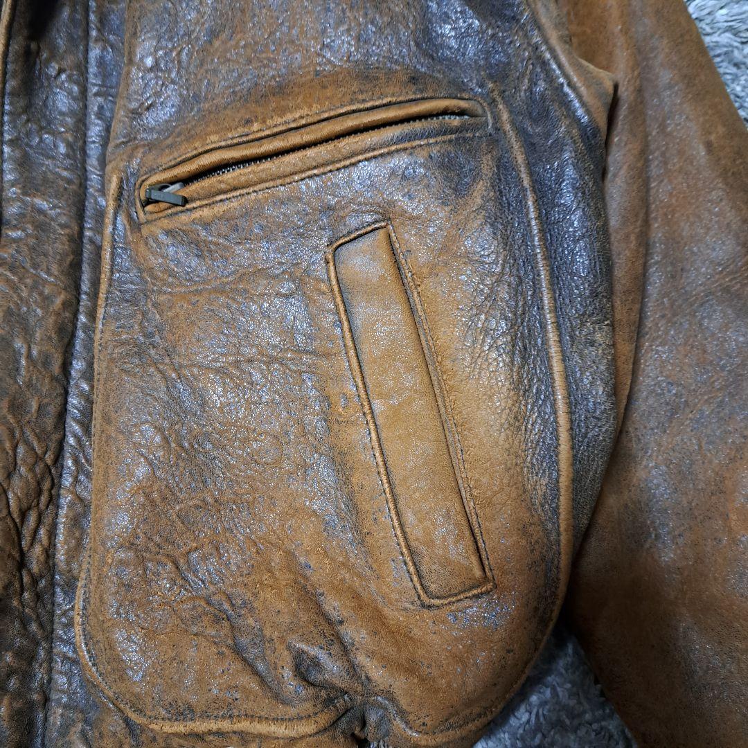 【激渋】90s　GELEONE 　短丈　G-1　フライトジャケット　革ジャン