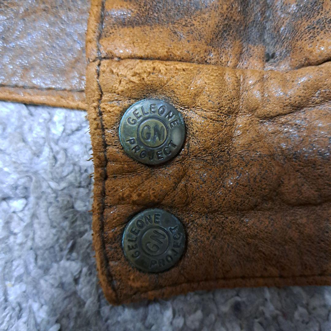 【激渋】90s　GELEONE 　短丈　G-1　フライトジャケット　革ジャン