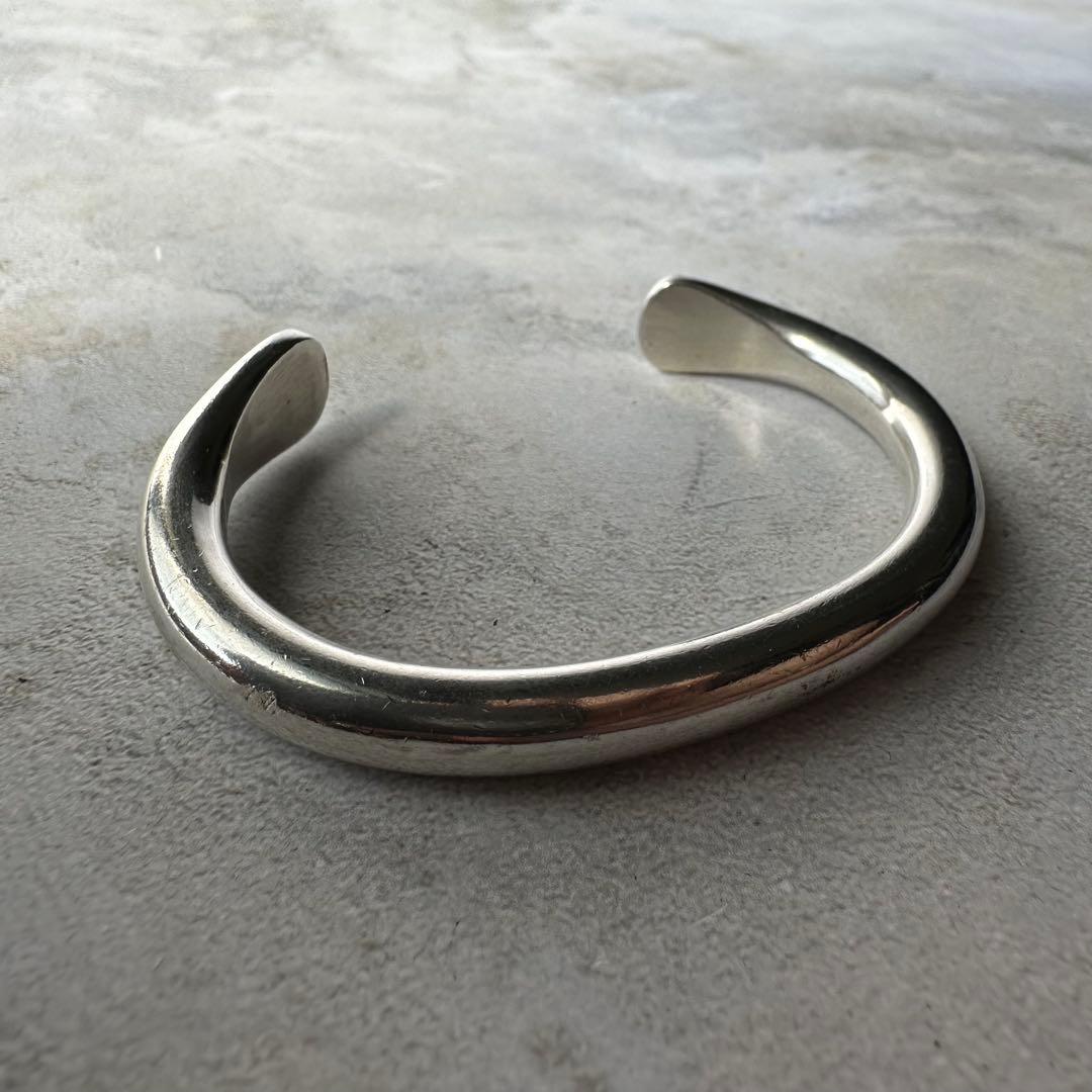 ヴィンテージ ナバホ ヘビーカフブレスレット シルバー925 USA製