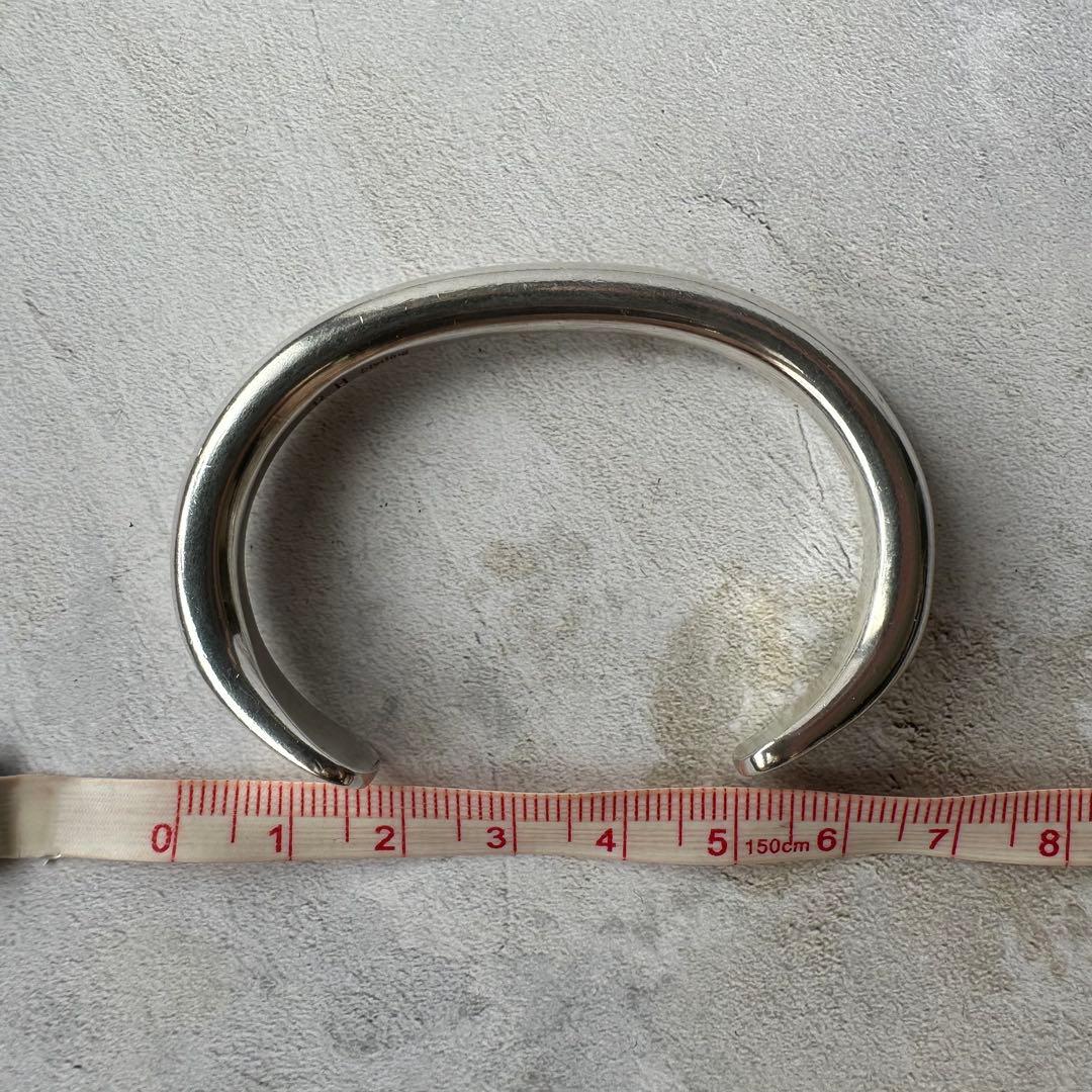 ヴィンテージ ナバホ ヘビーカフブレスレット シルバー925 USA製