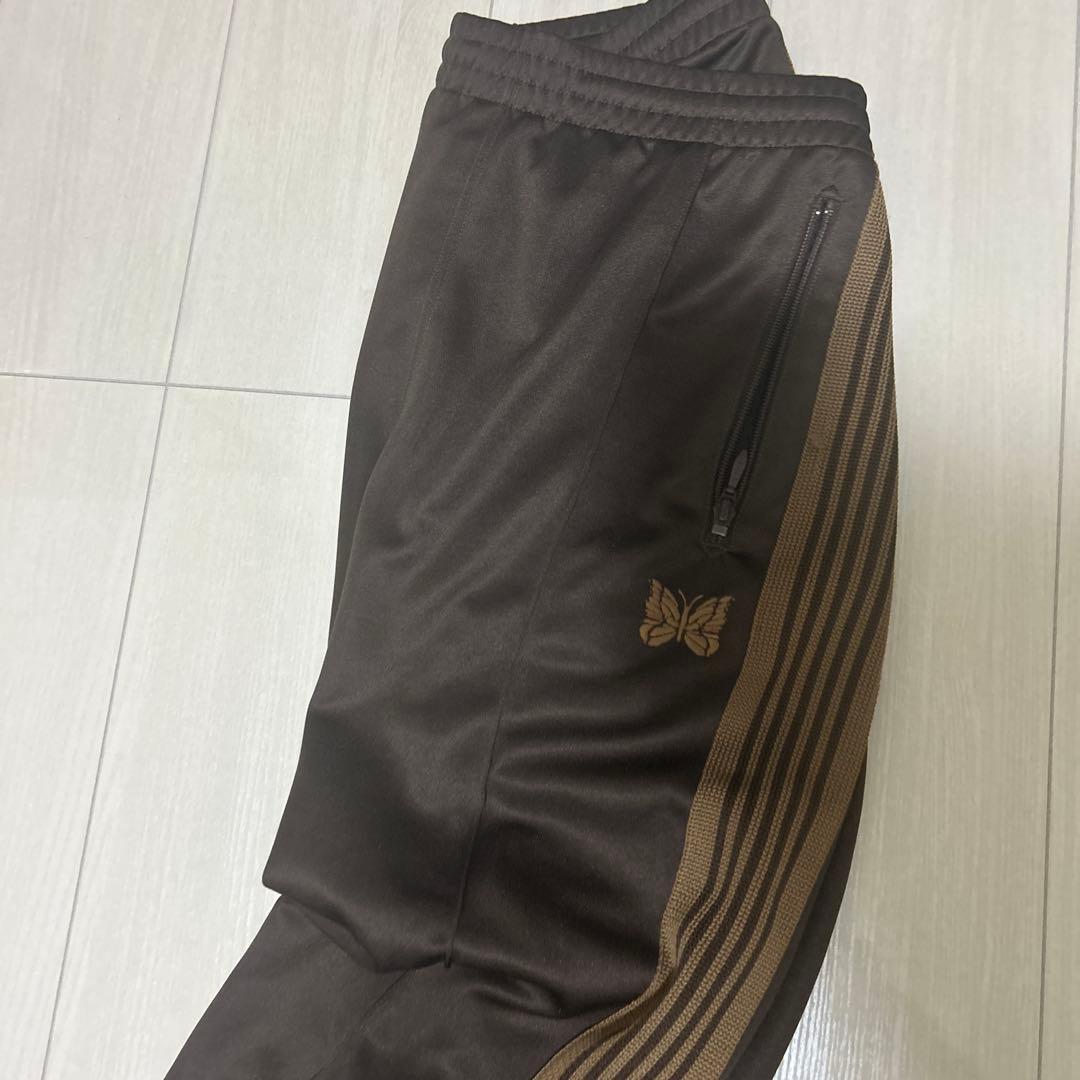 Needles ブラウン ストライプ パンツ M
