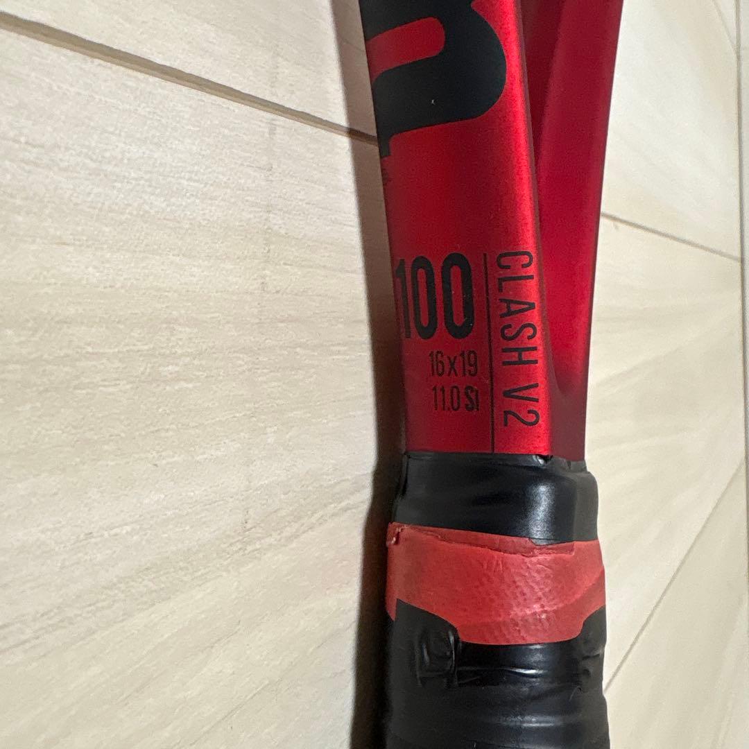 【美品】Wilson Clash V2 100 16x19 ラケット