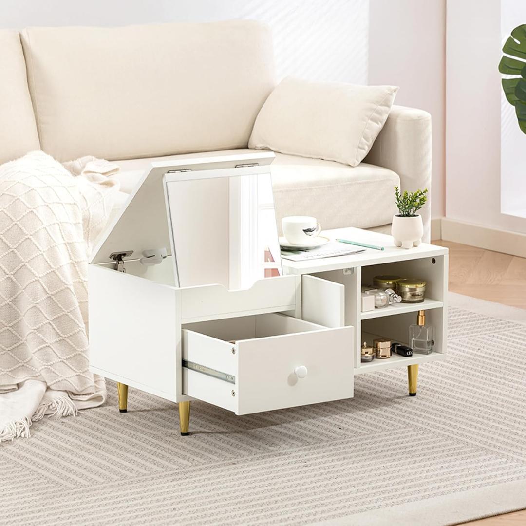 ドレッサー コンパクト ドレッサーテーブル ローテーブル 大サイズ