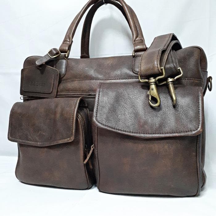 L.L.Bean レザー ビンテージ 2way 旅行 ショルダー ボストンバッグ