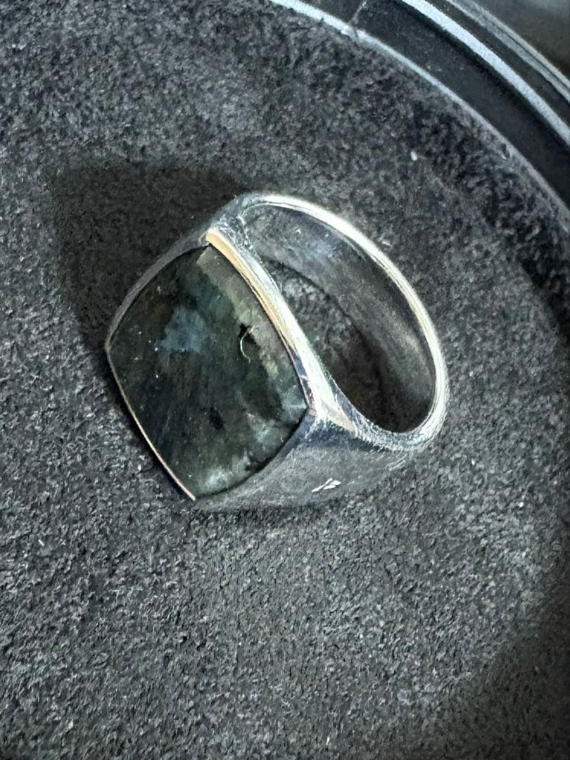 TOMWOOD Cushion Black Larvikite 58 約18号