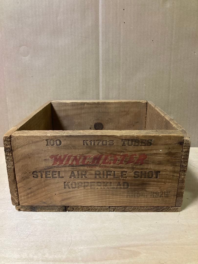 アメリカ　ウィンチェスター　木箱　アンティーク　ビンテージ　当時物