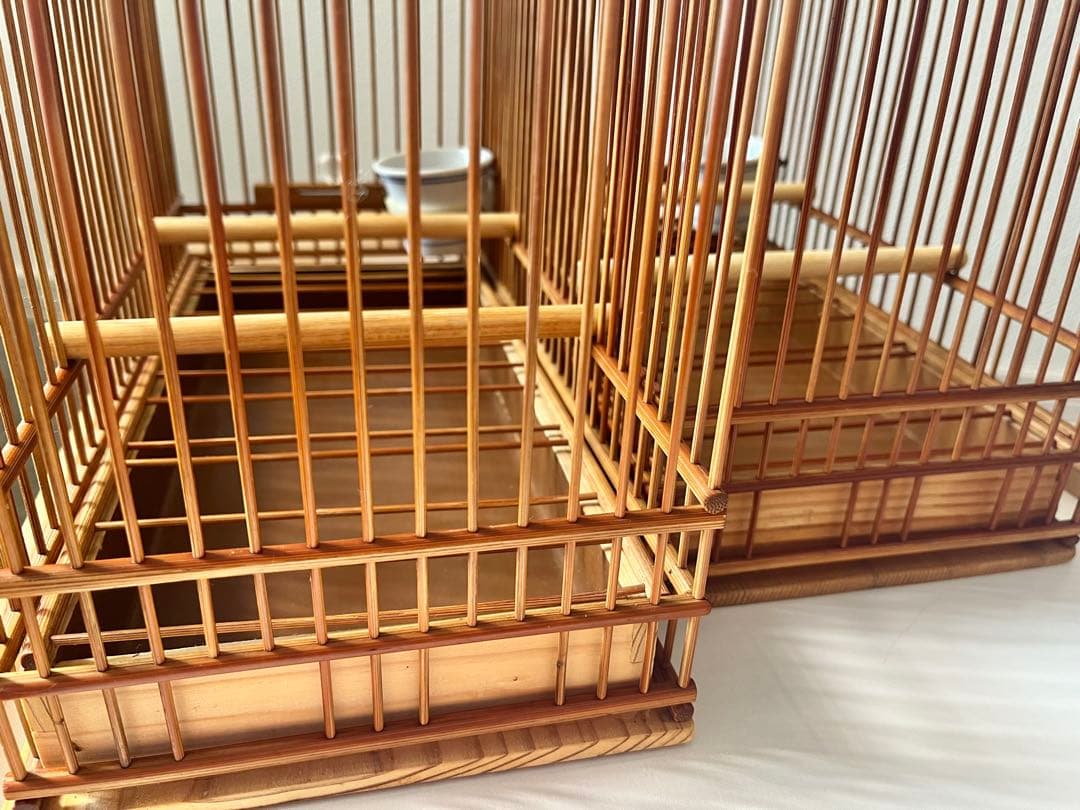 山一竹籠　メジロ籠