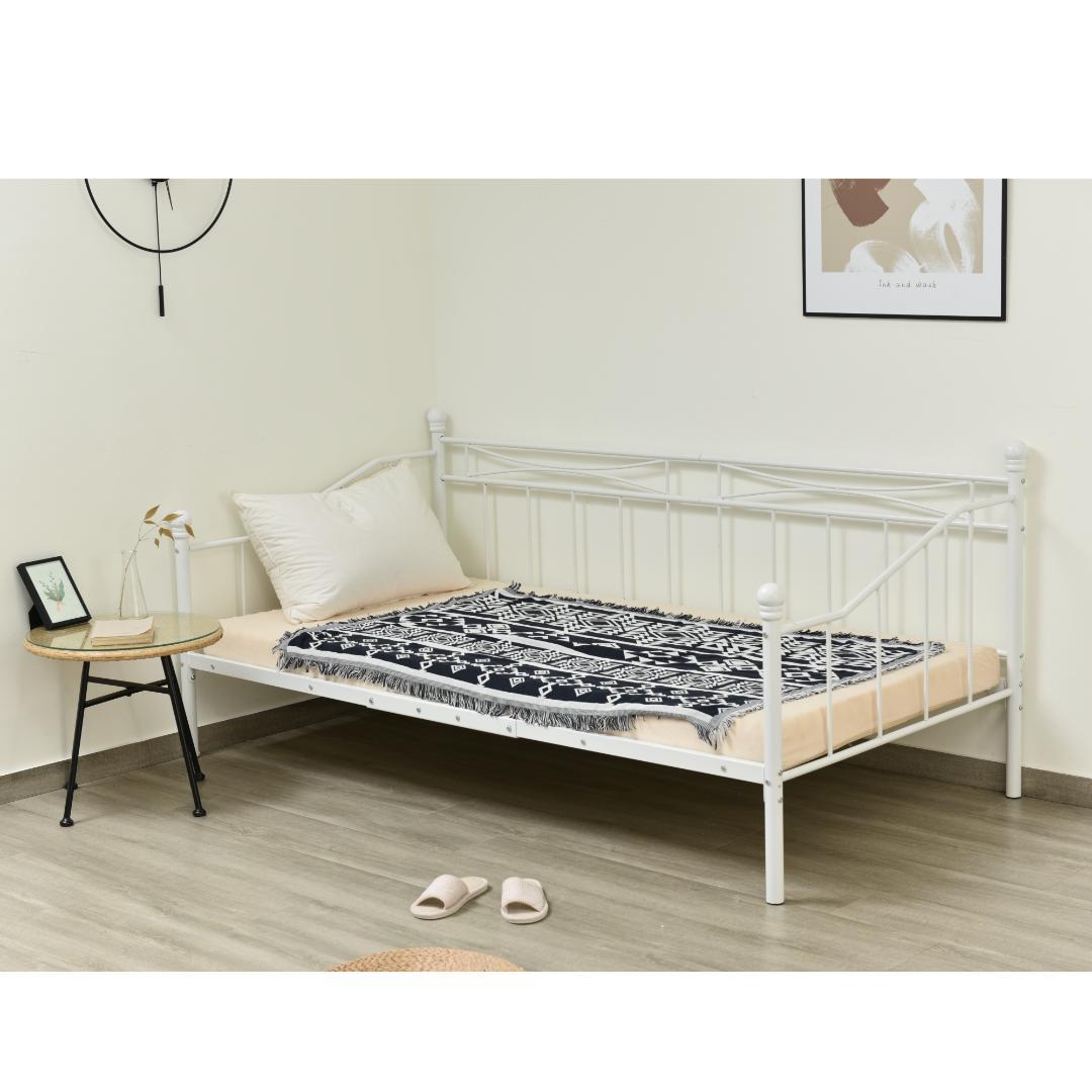 数量限定！シングル・Sパイプベッド一人暮らし 収納 1人用　2COLOR