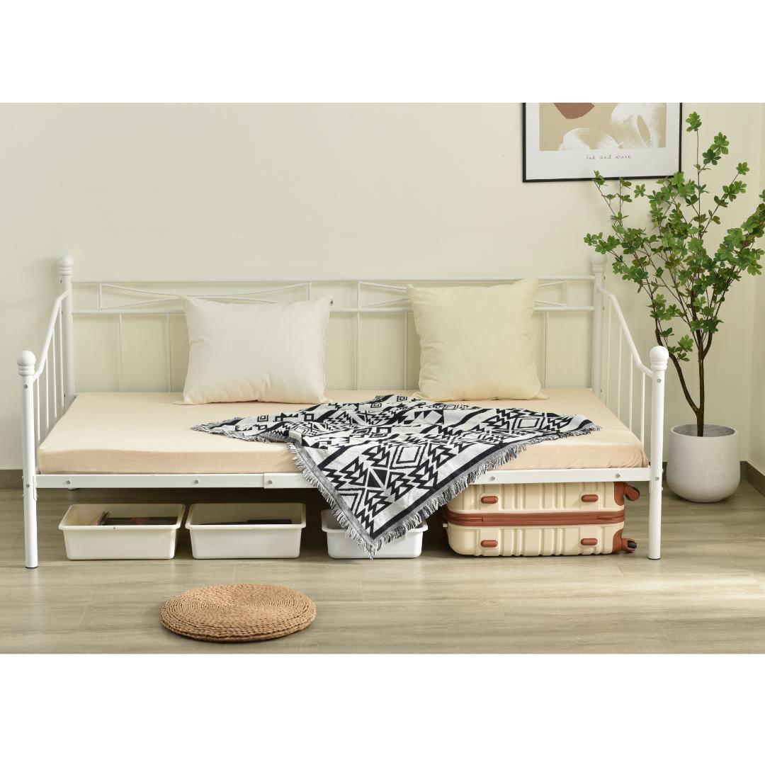 数量限定！シングル・Sパイプベッド一人暮らし 収納 1人用　2COLOR