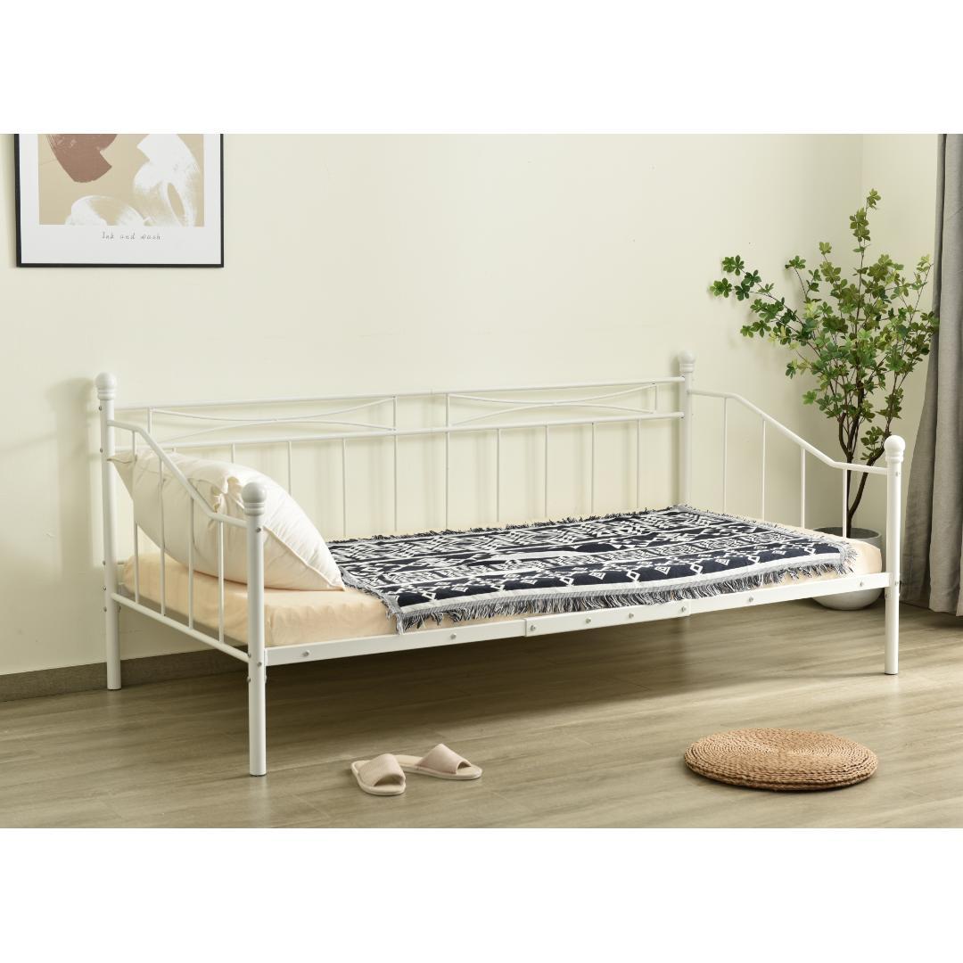 数量限定！シングル・Sパイプベッド一人暮らし 収納 1人用　2COLOR