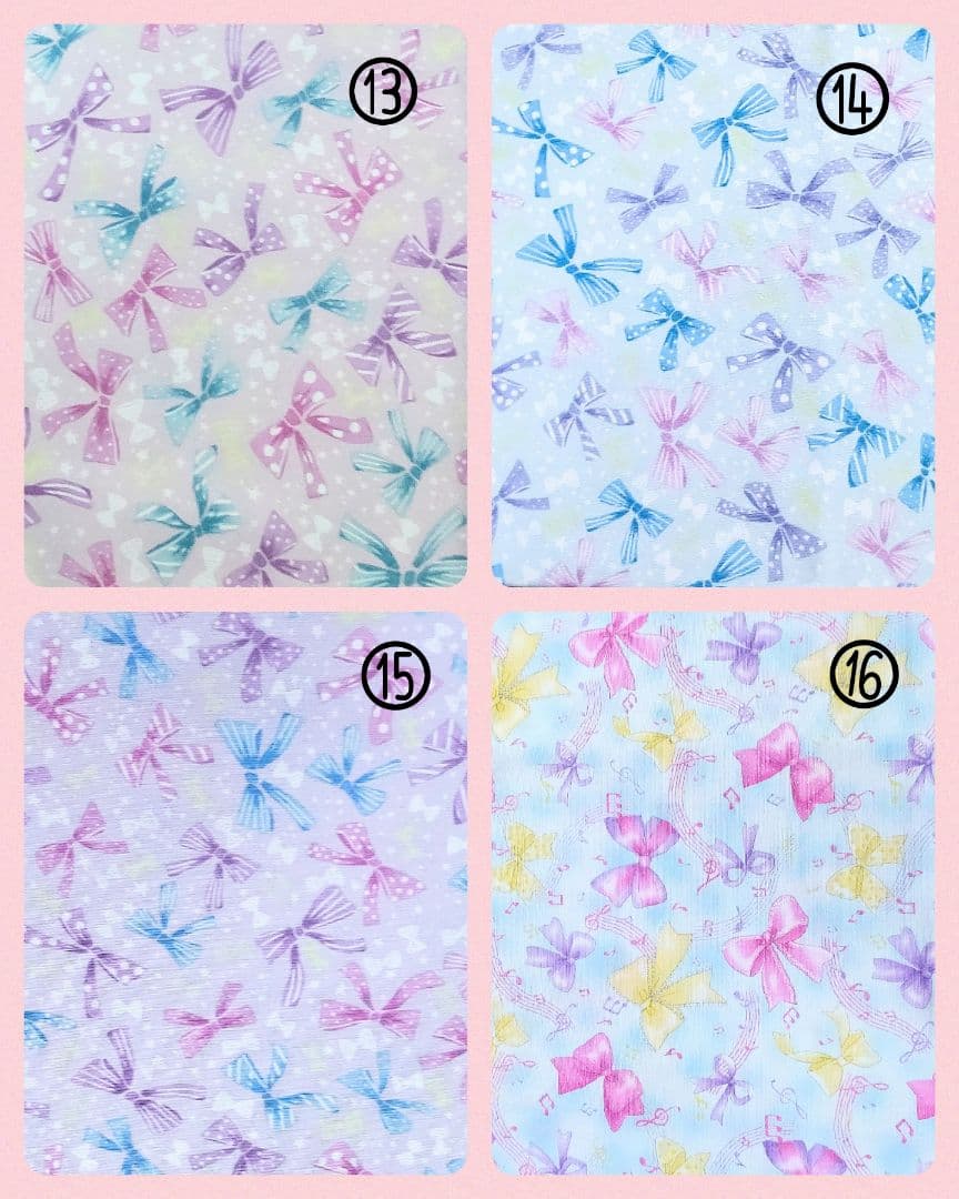 ハンドメイドオーダーページ女の子③ 入園入学準備レッスンバッグ