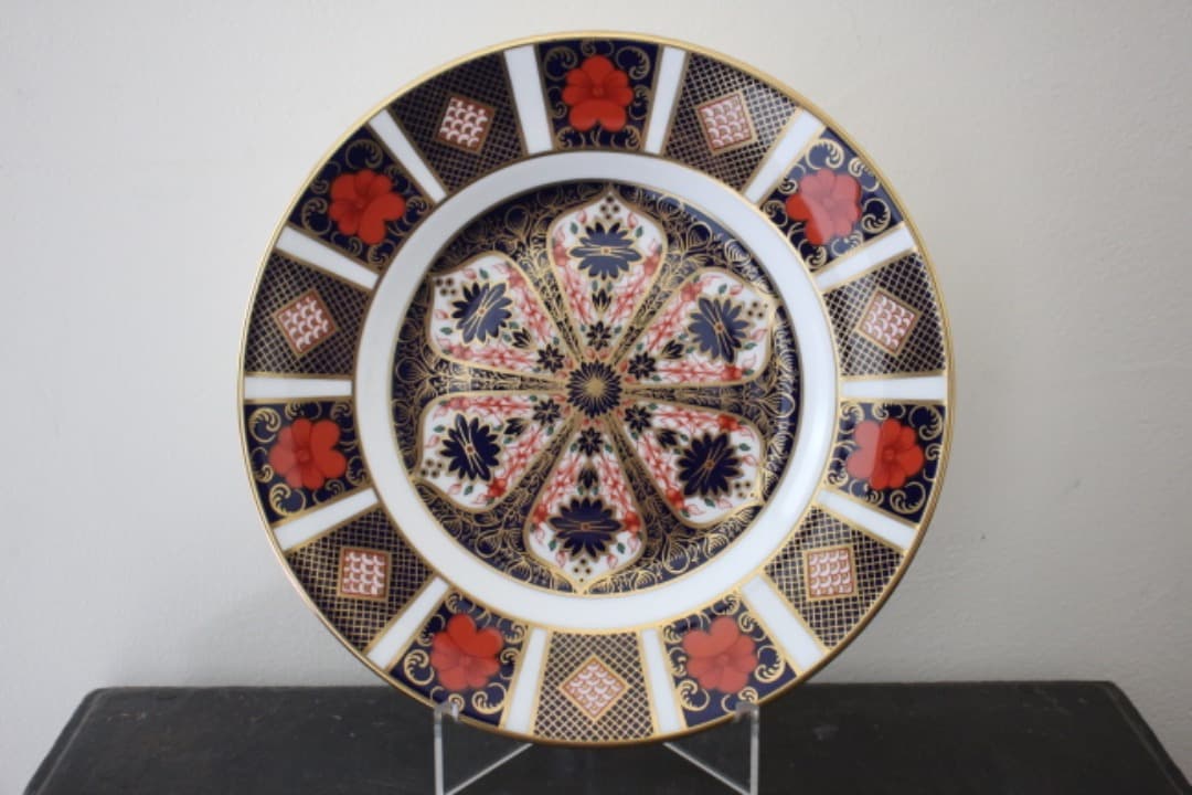 ロイヤルクラウンダービー　オールドイマリ　１１２８　２２cmプレート