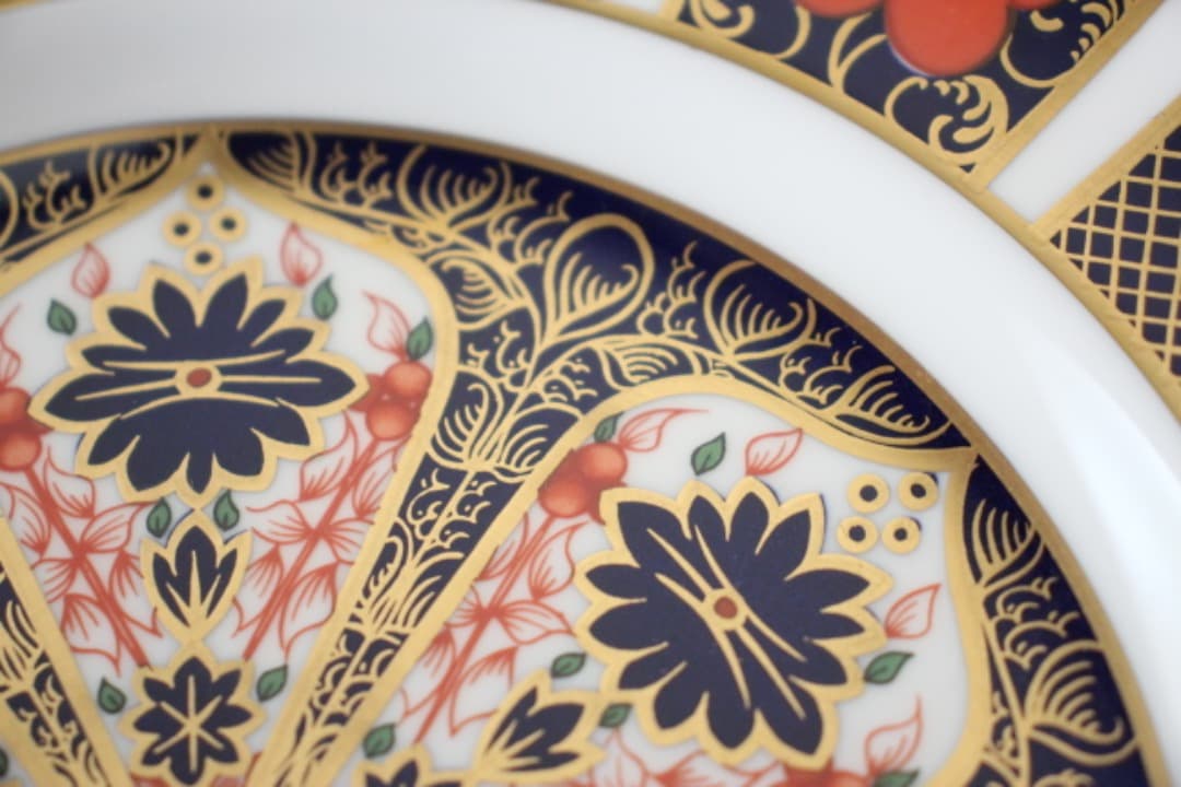 ロイヤルクラウンダービー　オールドイマリ　１１２８　２２cmプレート