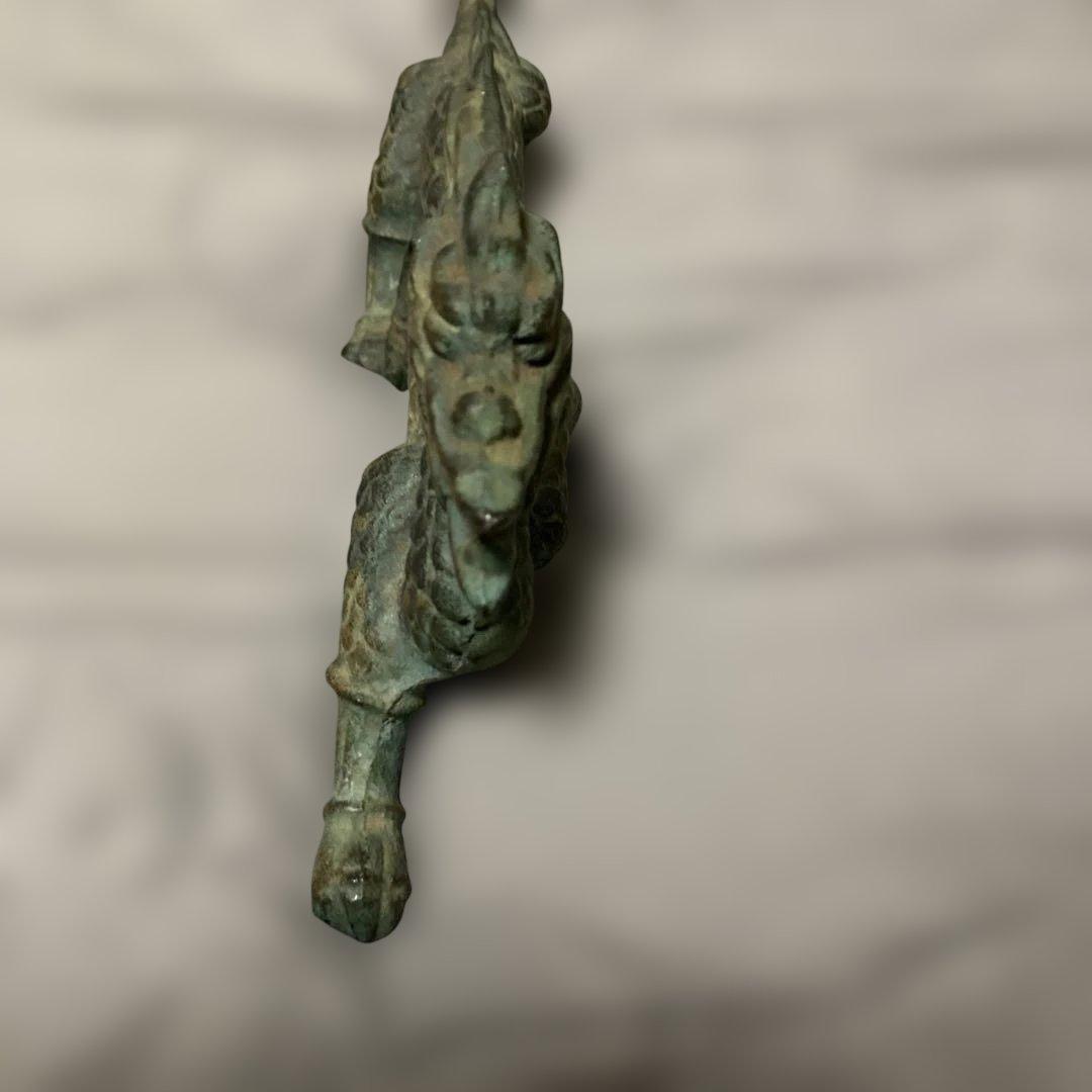 青銅製ドラゴン置物