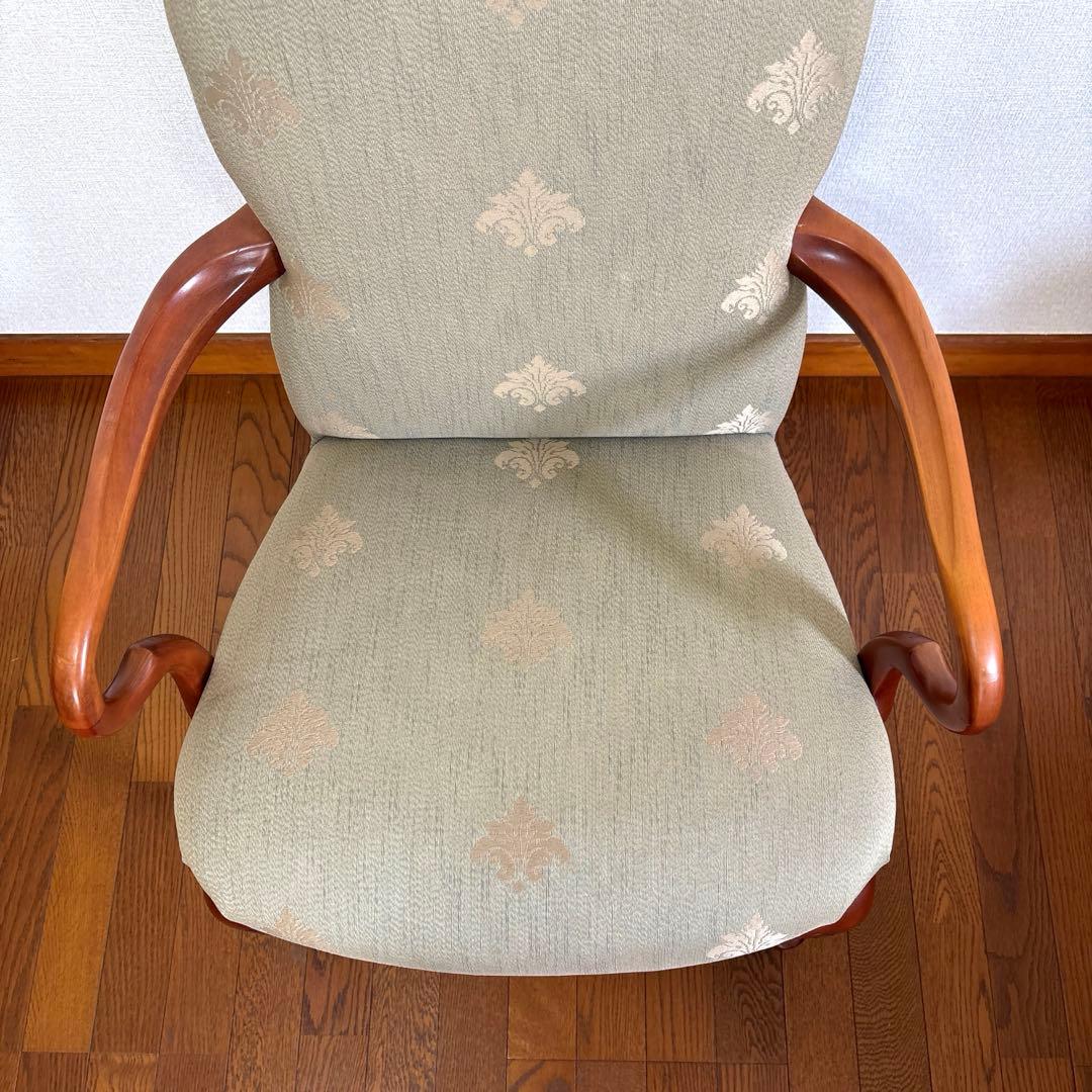 出品6/20まで【良品】ETHAN ALLEN 猫脚 アームチェア ヴィンテージ