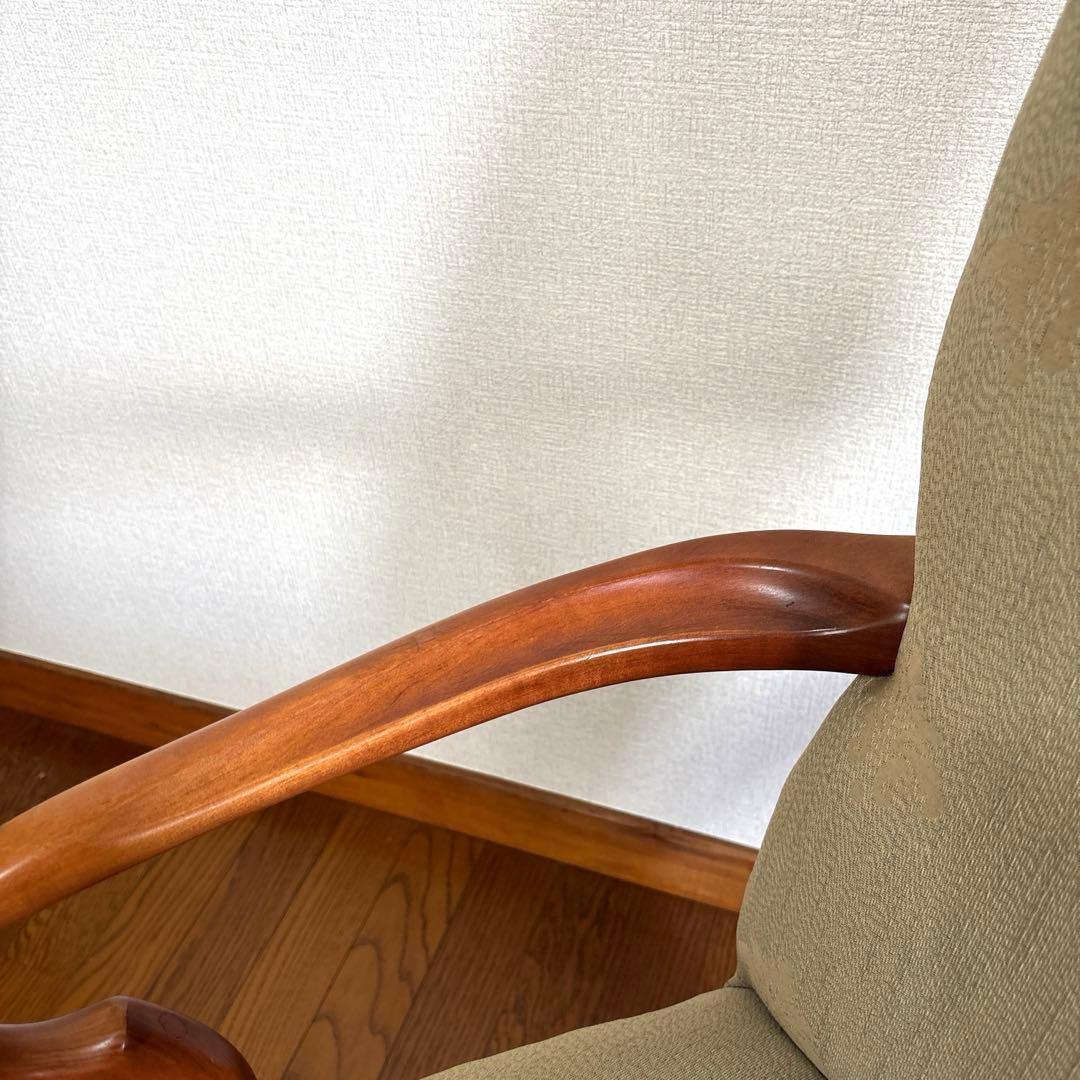 出品6/20まで【良品】ETHAN ALLEN 猫脚 アームチェア ヴィンテージ