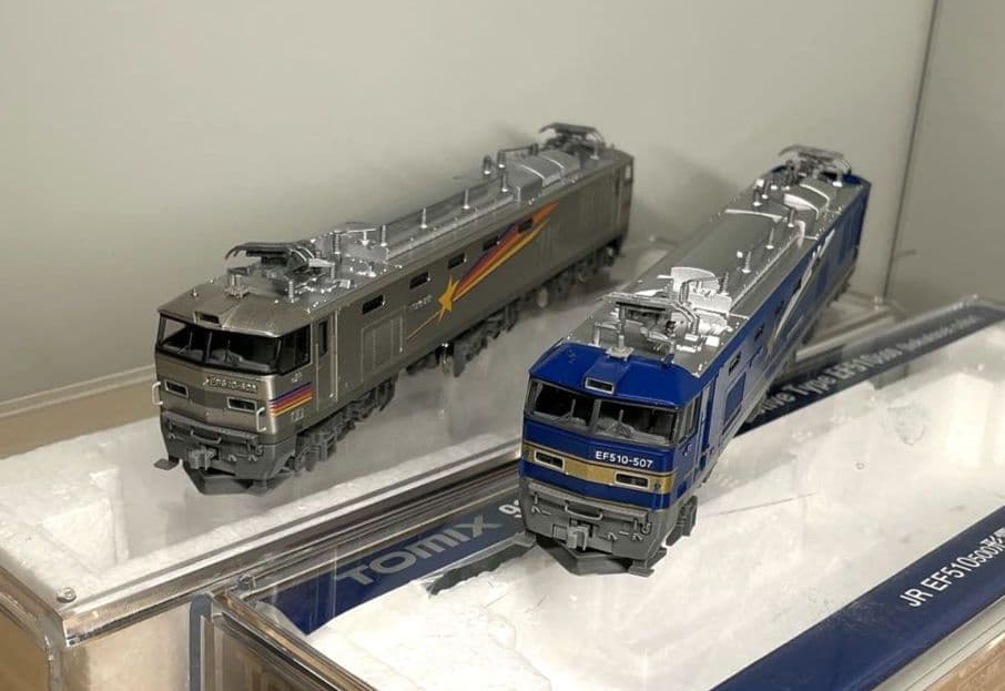 EF510 北斗星色,カシオペア色 セット(Tomix 9108,9109)