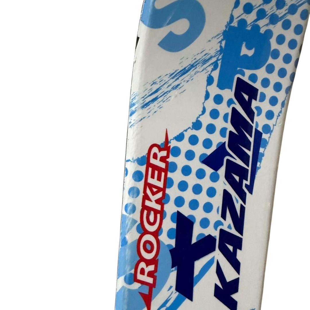 【KAZAMA】SPAX J スキー116cm　　ジュニア　ブルー