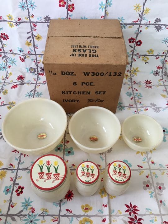 希少！ ファイヤーキング アイボリー キッチンセット 6点セット