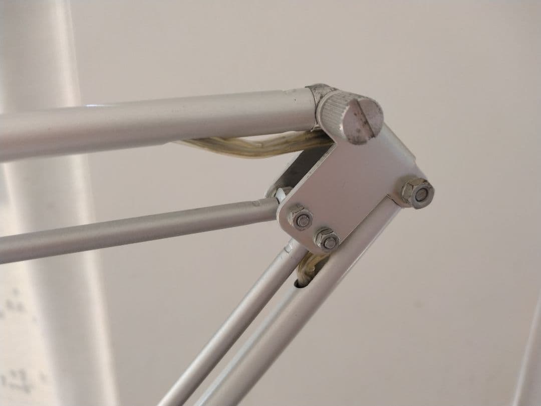 【良品】MUJI無印 アルミフロアランプ 間接照明/ヴィンテージスタンドライト