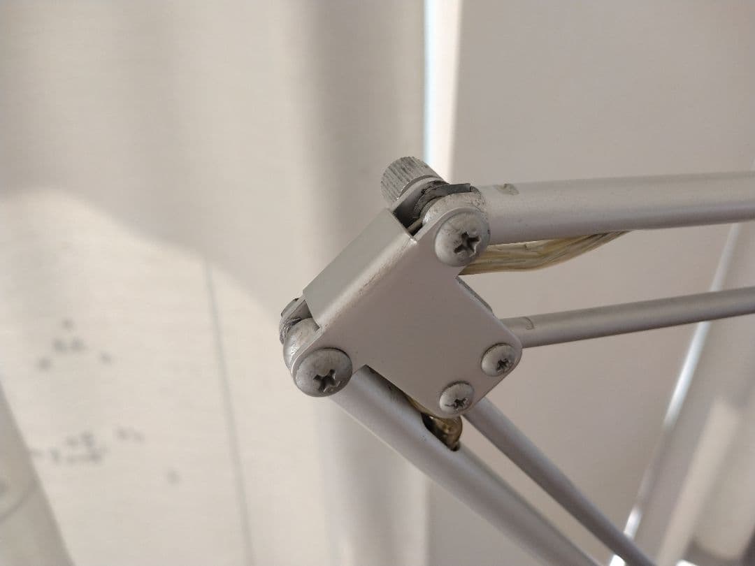 【良品】MUJI無印 アルミフロアランプ 間接照明/ヴィンテージスタンドライト