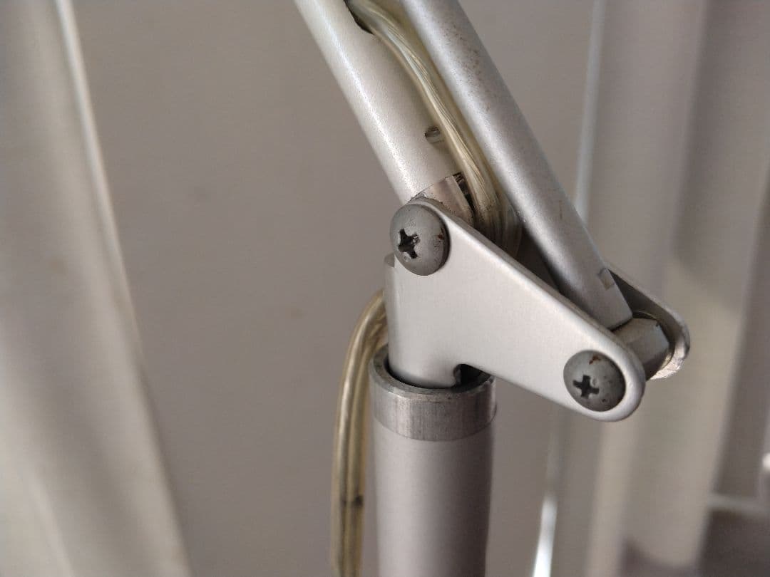 【良品】MUJI無印 アルミフロアランプ 間接照明/ヴィンテージスタンドライト