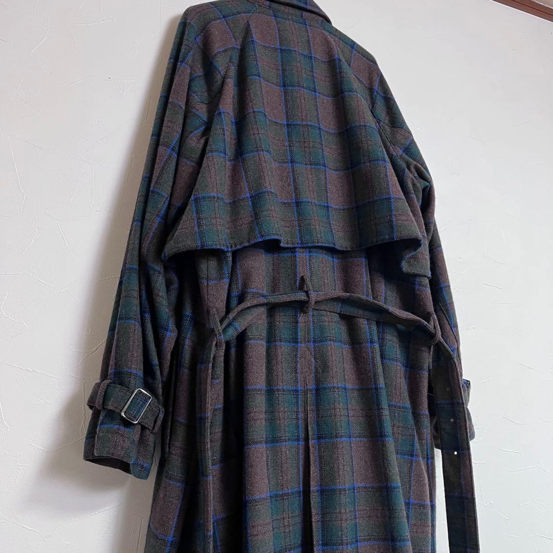 jieDa PLAID TRENCH COAT チェックトレンチコート　サイズ1