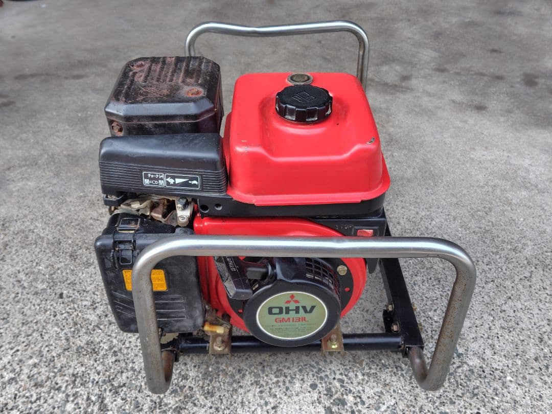 中古ガソリンエンジン (中古セット台付き)