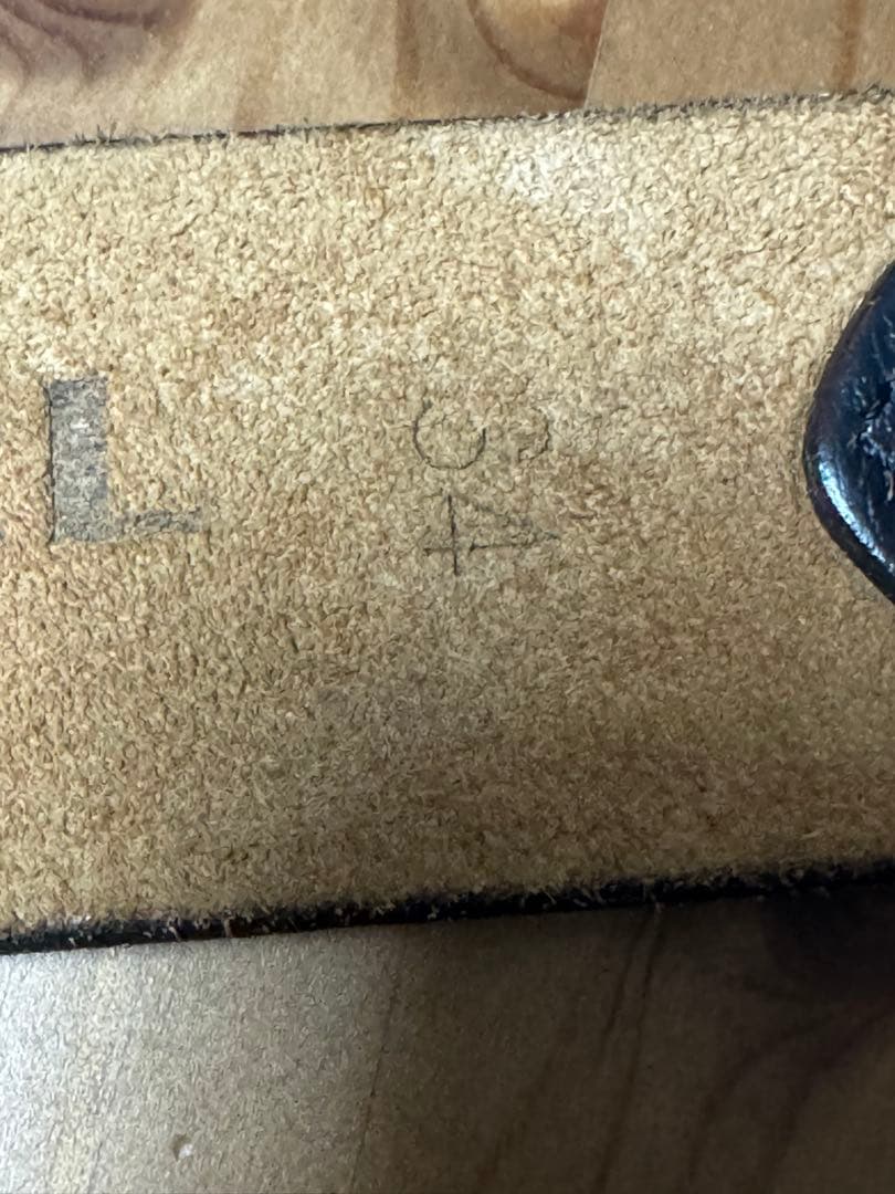 DOUBLE RL リングベルト　ブラック