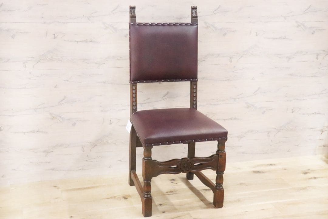 GMFH400○イギリス ヴィンテージ ダイニングチェア アームレスチェア 椅