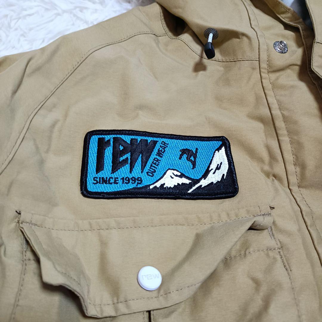 rew ウェア スノーボードウェア ゴアテックス ジャケット デニム L